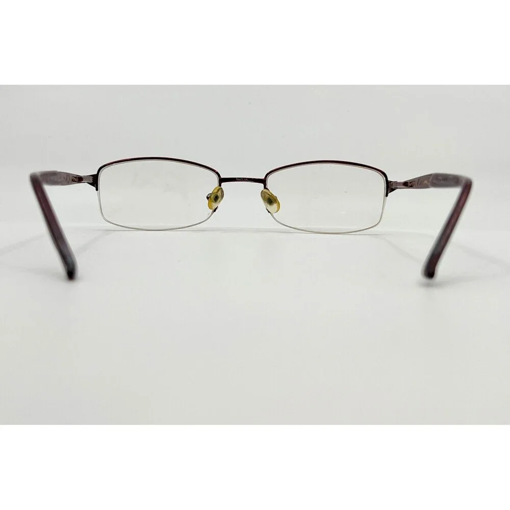 Oscar de la Renta Eyeglasses Womens Burgundy OSL707 Semi-Rimless 50-17-130
